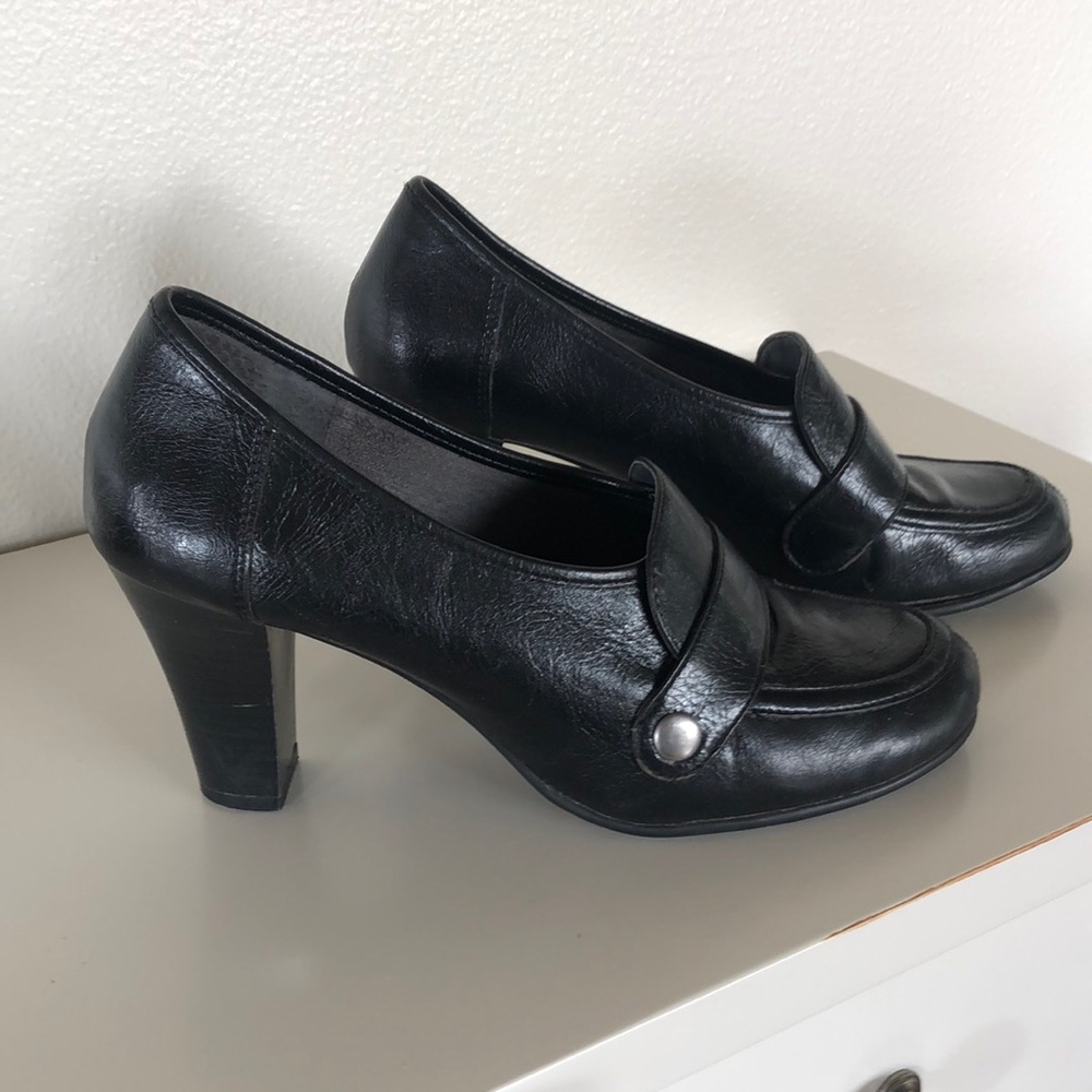 Aerosoles Size 9 Black Dress Shoes